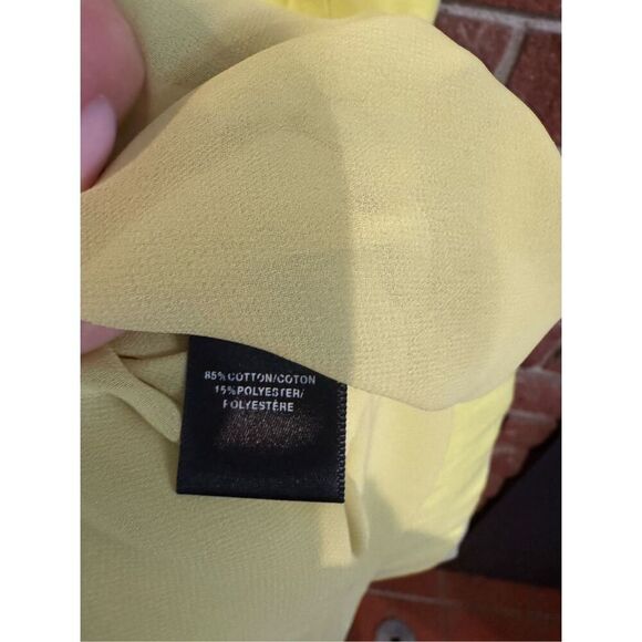 Lafayette 148 Yellow Fit & Flare Dress *note - Picture 13 of 13